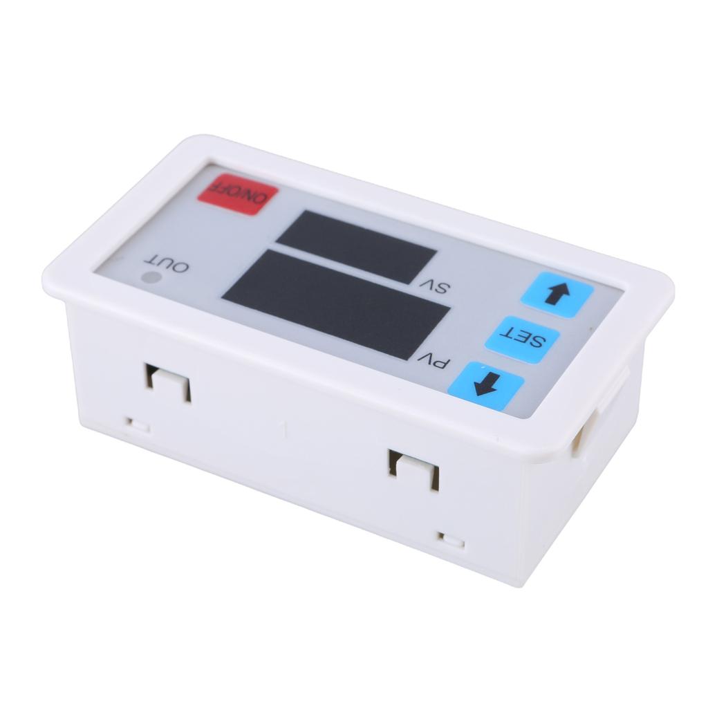 Adjustable Timing Relay Control Module Ith Digital LED Indicator Plastic For Home Automation & Electrical Equipment