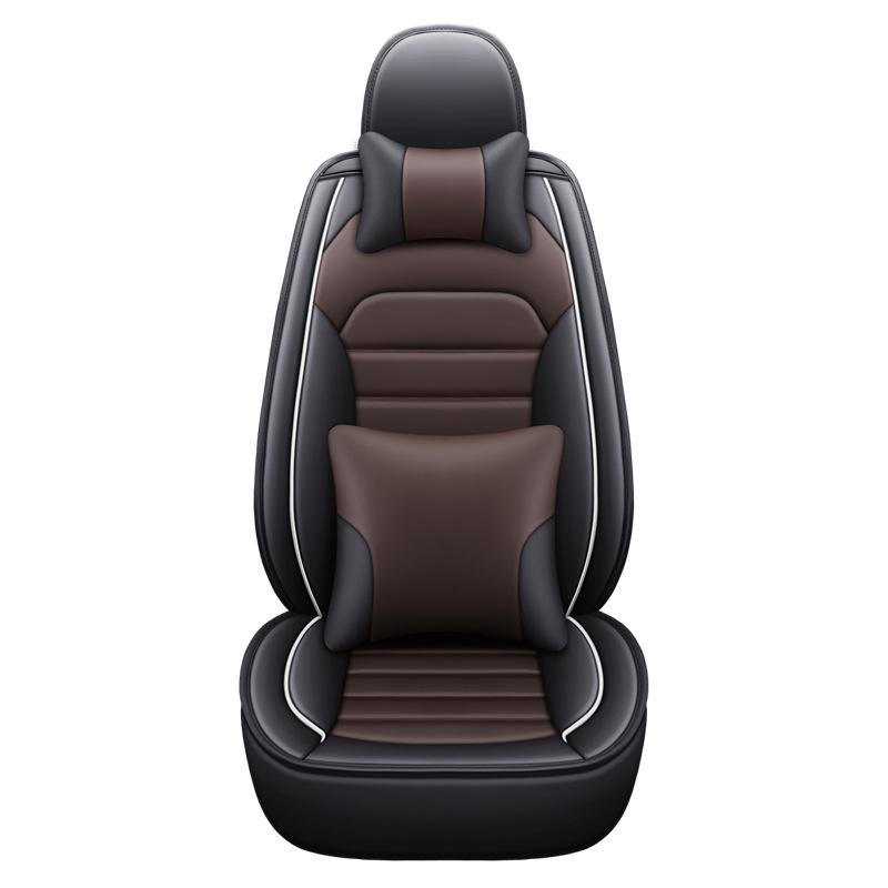 Full Surround Leather Car Seat Cover - Breathable, All-Season Comfort