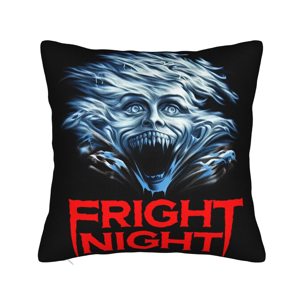 Horror Film Frighteds Nights Pillow Cover Kawaii Pillow Case For Living Room Sofa Comfy Cushion Cover Birthday Gift