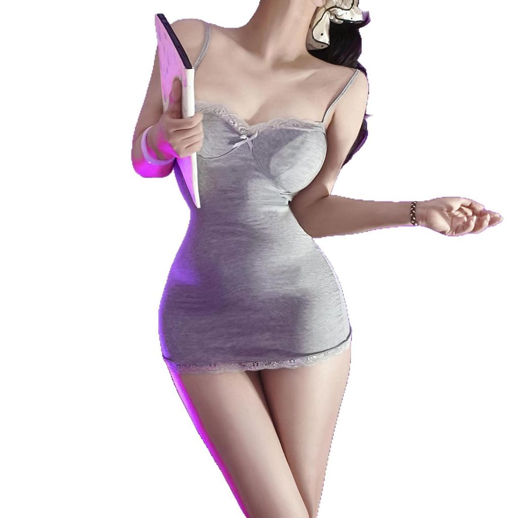 Sex Underwear Lace Edge Suspender Hip Skirt Women Tight Sexy Pure Desire Little Mother Low Collar Pure Desire