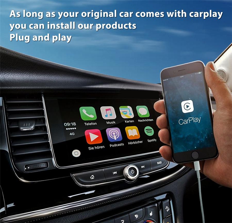 Wireless 6-Core 4+64GB For Multimedia Video Player For Benz Buick Carplay Ai Box