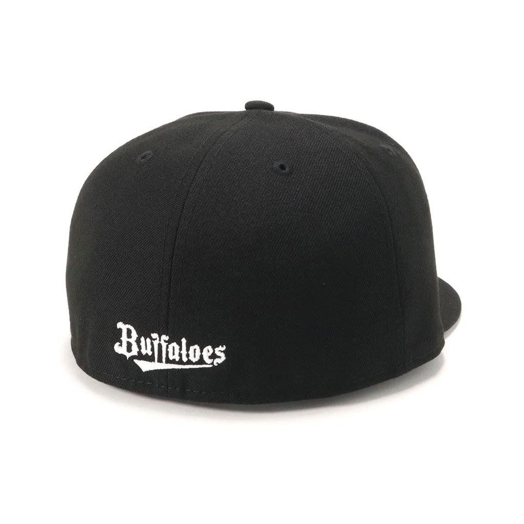 [New Era] Cap, Japanese Professional Baseball Hat, Orix Buffaloes 1 7 34 5950 NPB ORIBUF BLK WHI 23J