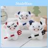 Animal Plush Cattle Toy Cartoon Stuffed Doll Keychain Pendant Backpack Kids Gift