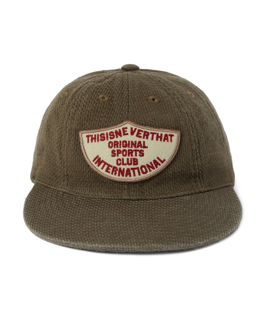 THISISNEVERTHAT Washed Dobby Patch Cap Olive