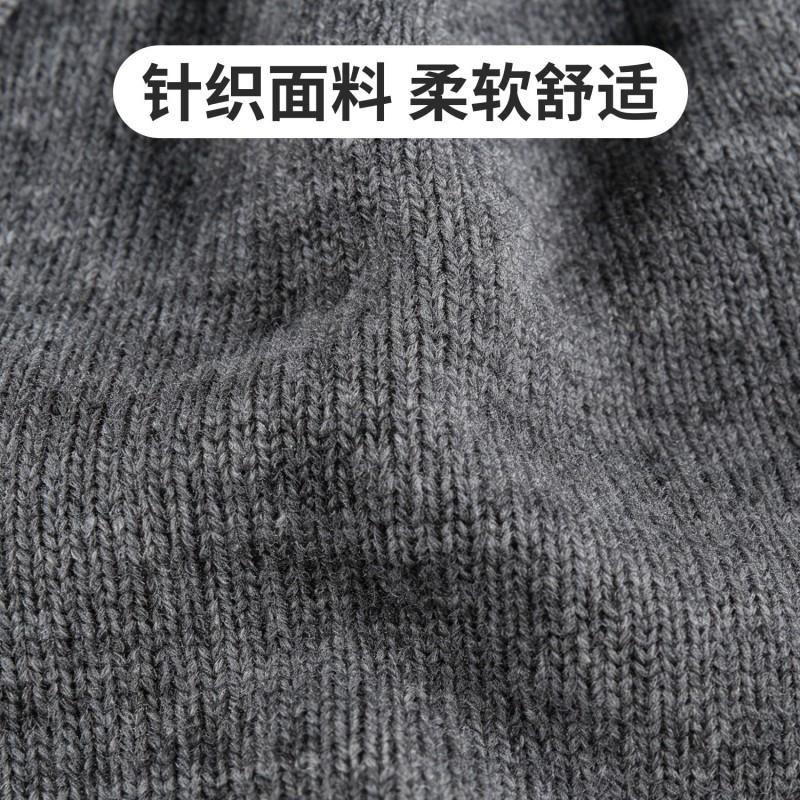 Unisex Knitted Neck Warmer Scarf Winter Fleece-Lined Thick Hooded Gaiter Cycling Outdoor Cold Weather