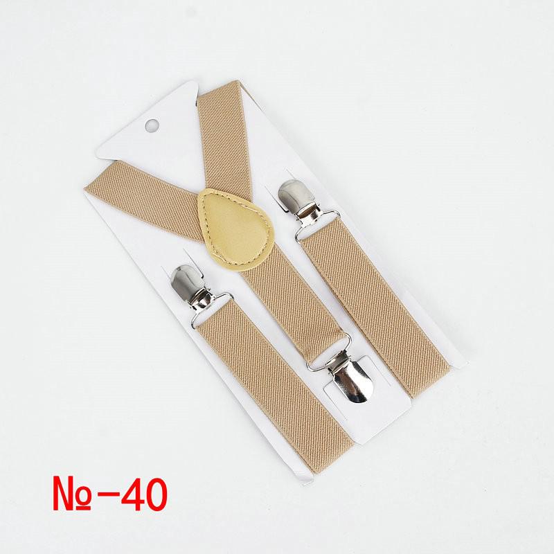 

Elastic Ribbon Kids Unisex Soild Color Belt Adjustable Suspenders Clip-on Y-Back Braces Straps for Wedding Party 3 Clips Belts