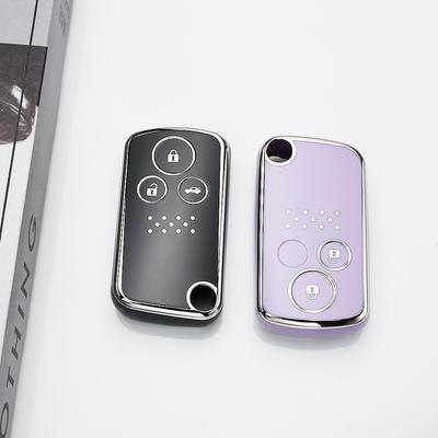For Honda Freed Spike Step WGN RG1 Spada CRZ CRV Fit Shuttle Fried TPU Shell Holder Car Key Fob Case Cover Accessories
