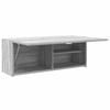 Bathroom Wall Cabinet Gray Sonoma 80 x 25 x 30 cm Particleboard