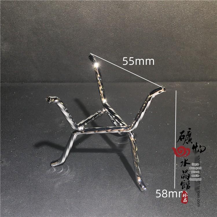 Crystal Stone Metal Bracket Alloy Display Shelf Decor