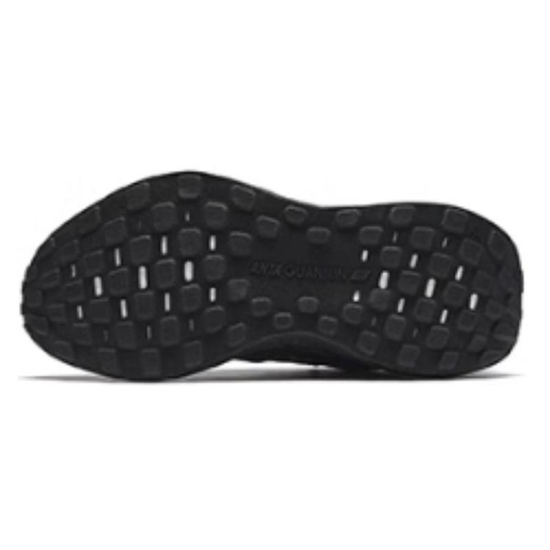 Anta Champion Series Cushioned Slip-Resistant Breathable Low-Top Running Shoes Men's Black Sneakers 112426623A-3