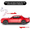 Maßstab 1/32 Dodge Hellcat Challenger Diecast Metall Rückzug Modellauto Hellcat mit Sound und Licht Hellcat Auto Spielzeug Geschenke für Kinder ab 3 Jahren