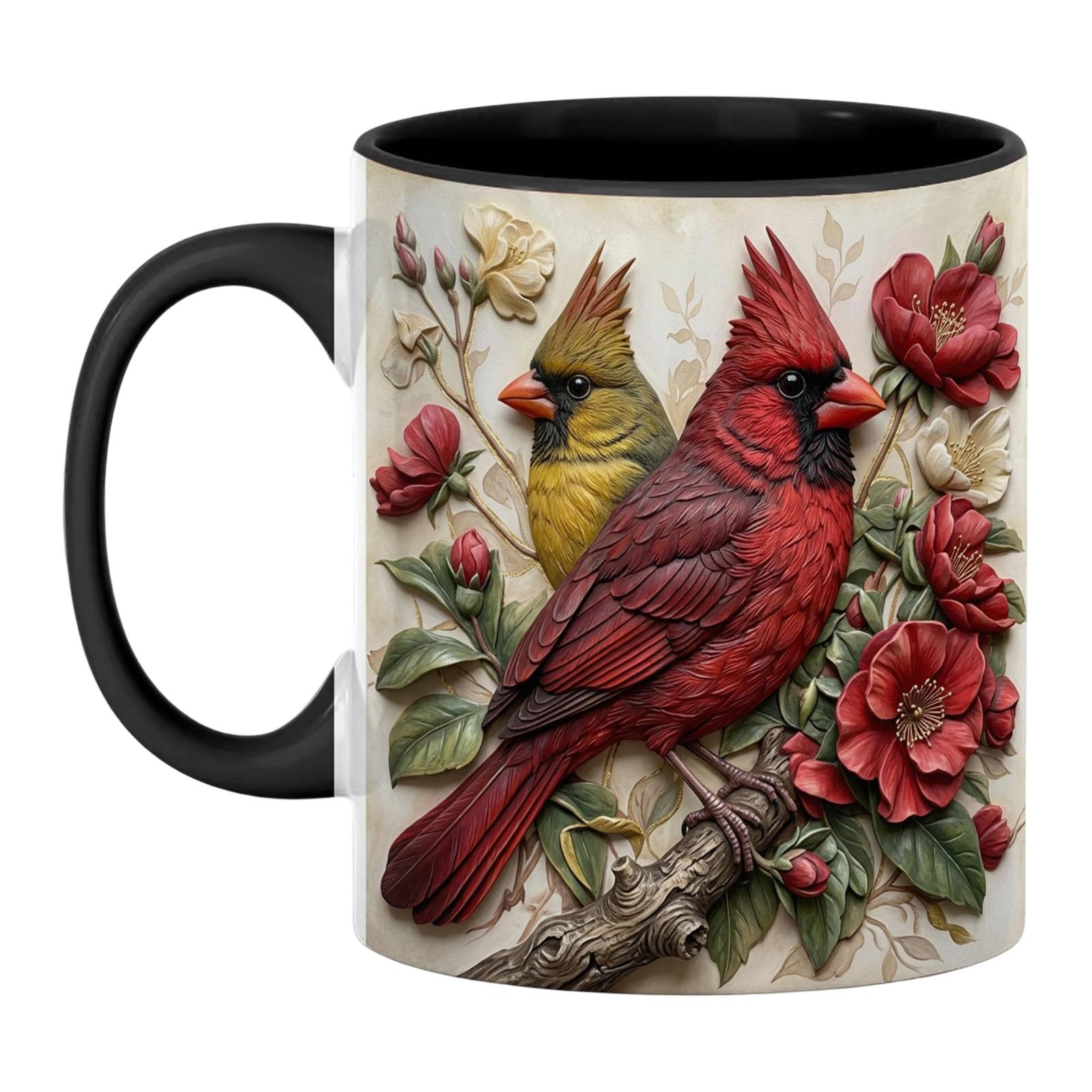 11oz Ceramic Coffee Mug - Large Tea Cup for Drinks, Suitable for Home and Kitchen Use One Size