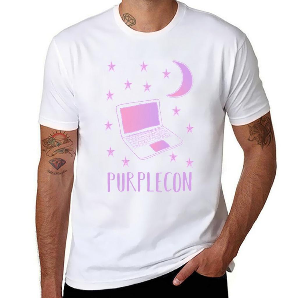 purplecon 2018 tee-shirt design T-Shirt funny t shirts man t shirts for man cotton soft T-Shirt