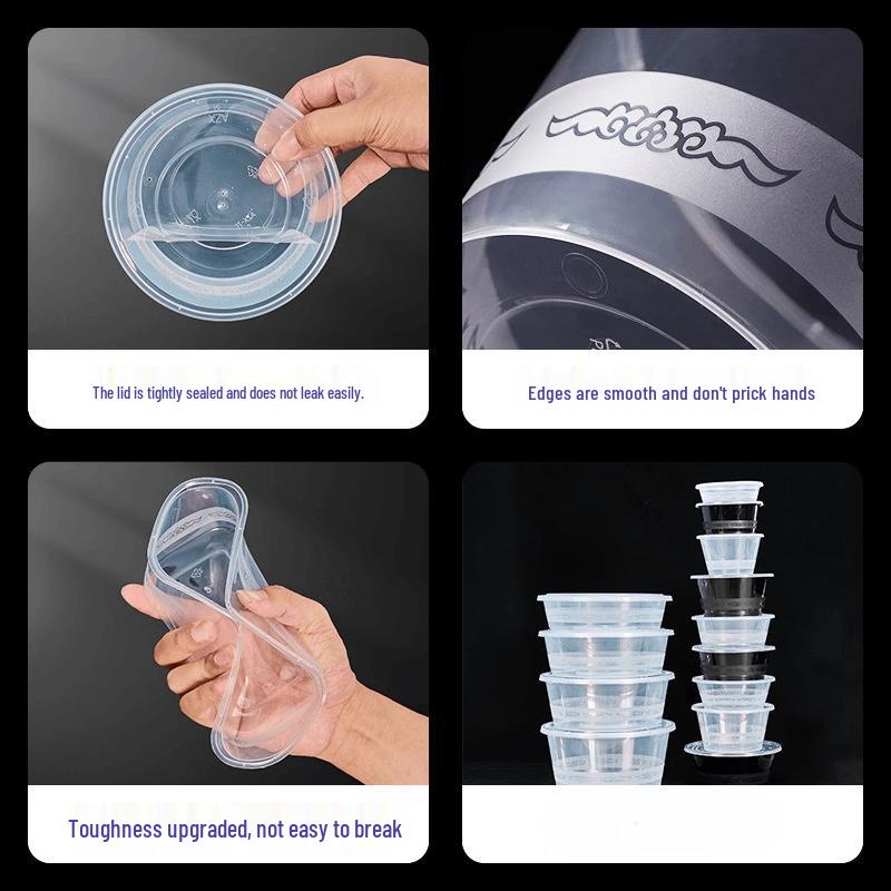 Handun Disposable Round Takeaway Bowls