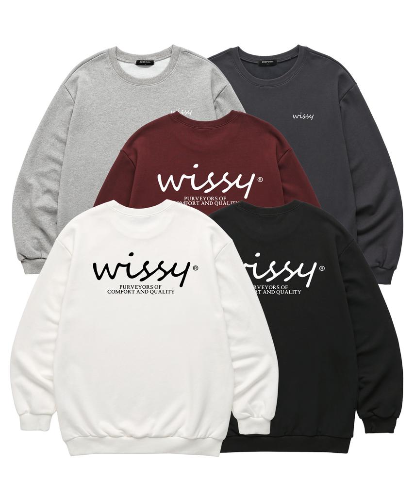 Bluză cu glugă Wissi cu logo de bază (Wls005) Melange Grey