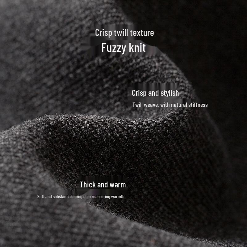 Chuyu Women's Retro Wool Blend Wide-Leg Cropped Pants