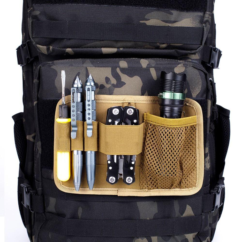 Langlebiger EDC-Einsatz Modulares Organizer-Panel für Outdoor-Nylon Utility Admin-Tasche Organizer Aufklebbares Einsatzpanel Organizer-Tasche Rucksack