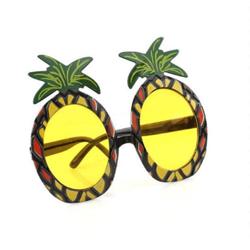 Pineapple Frame Party SunGlasses Protective PC Lens Eye Glasses For Vacation Outfit Music Festival Photography Eyewear
