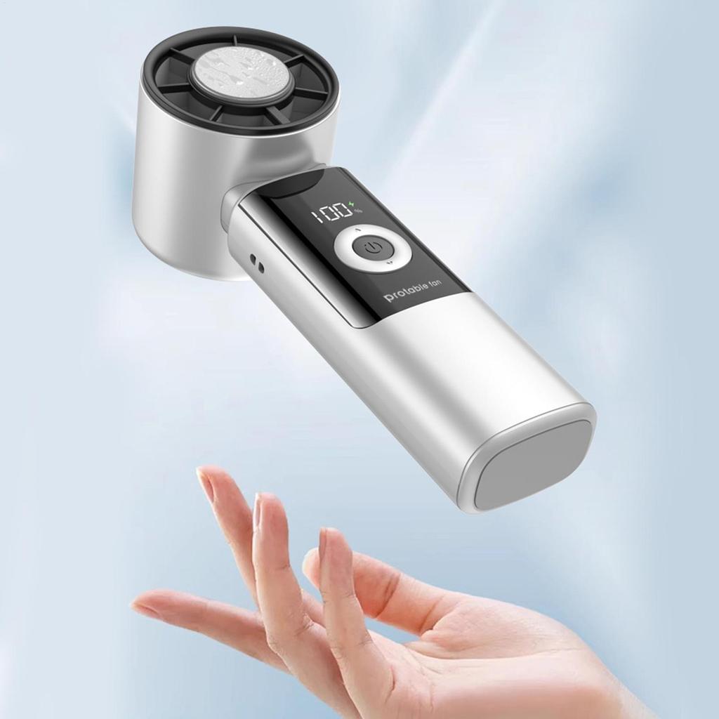 Portable Fan Rechargeable Folding Rechargeable Quiet Cooling Desk Cooling Small Handheld Fan For Indoor Outdoor Summer Travel