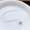 S999 Sterling Silver Slim Waist Diamond Necklace for Women: Korean-Style Fashionable Clavicle Chain