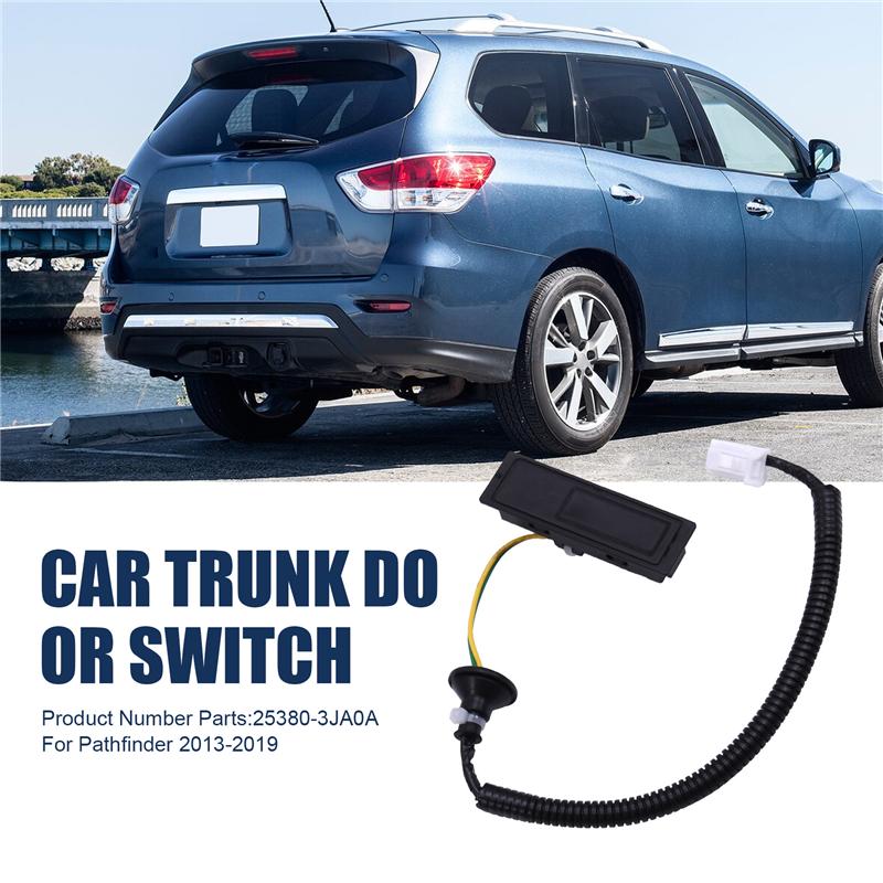 M63K-Car Trunk Door Switch Button Handle Tailgate Switch 25380-3JA0A For Nissan Pathfinder 2013-