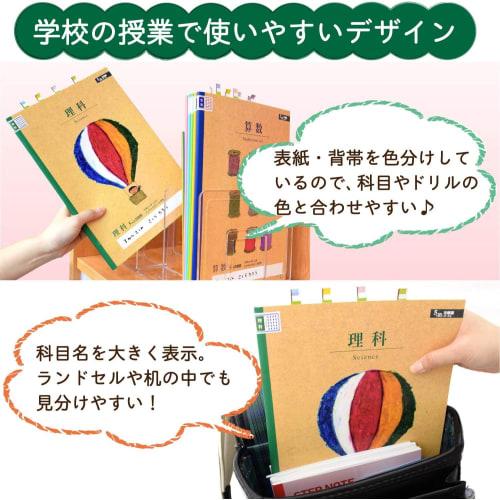 Sakura Crepas Study Book Science 5mm Grids with Cross Reader A4 Yusuke Yonezu Design Balloon 3 Books NP942(3)