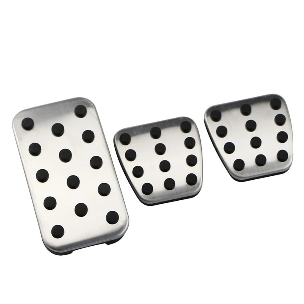 Rustfritt Stål Bilpedaler Gass Bremse Clutchpedaldeksel for Honda Civic CRV Jade Accord Elysion Odyssey Deler Tilbehør