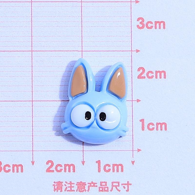 

10Pcs New Mini Cute Cartoon Cat Heads in Various Colors Flat Back Resin Cabochons DIY Jewelry Craft Decoration Accessorie