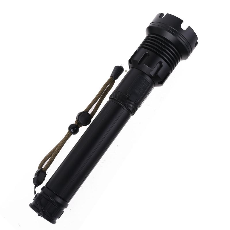 Super Bright Strong Lights Focusing LED Flashlight Outdoor Portable Built-in Rechargeable Battery Multi-function Lights