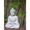 Ornamento da Giardino Buddha Seduto Zen Statua da Esterno Interno Resina Decorazione per la Casa