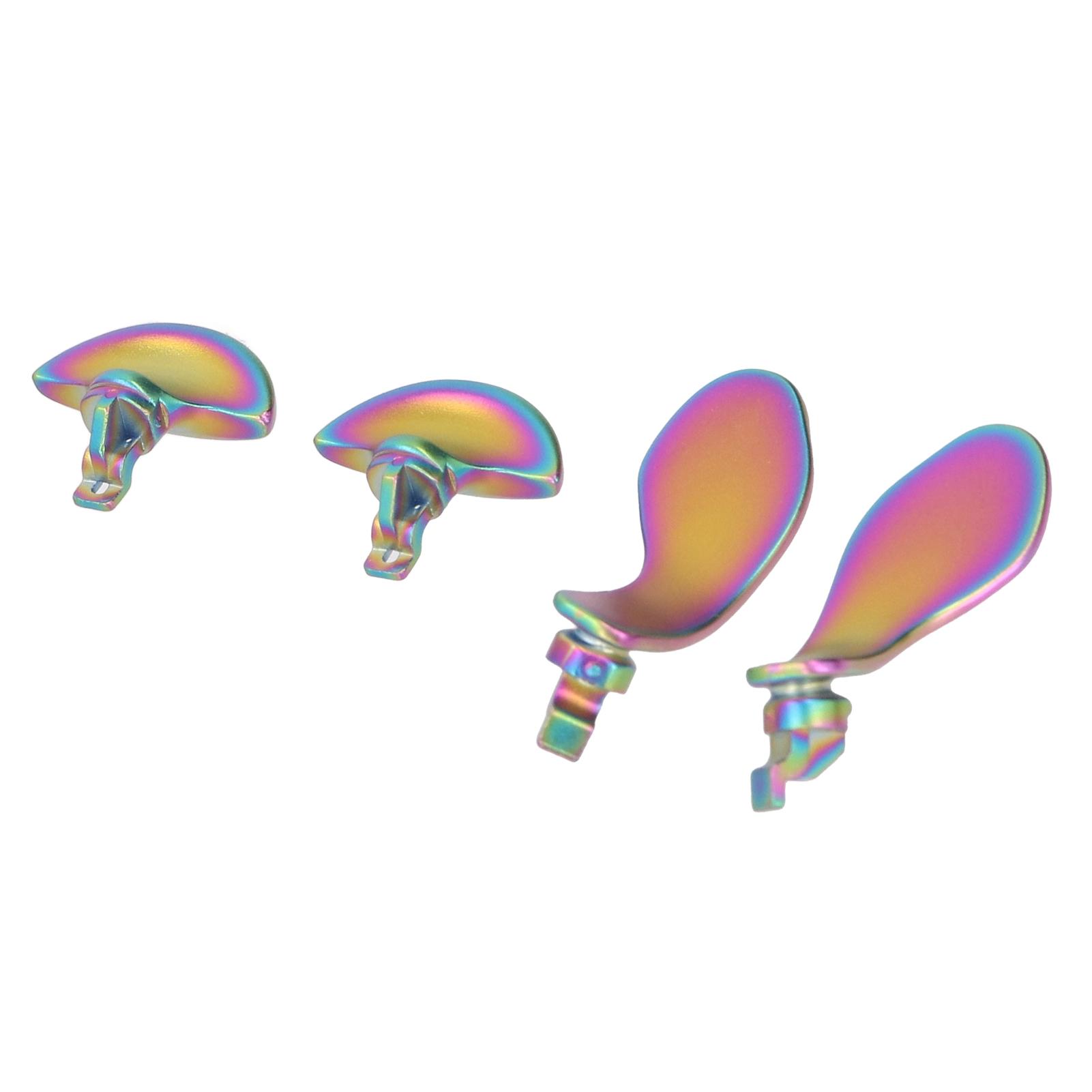 

4 шт. Игровой контроллер с задними кнопками из нержавеющей стали, стильные сменные металлические задние кнопки для разноцветный