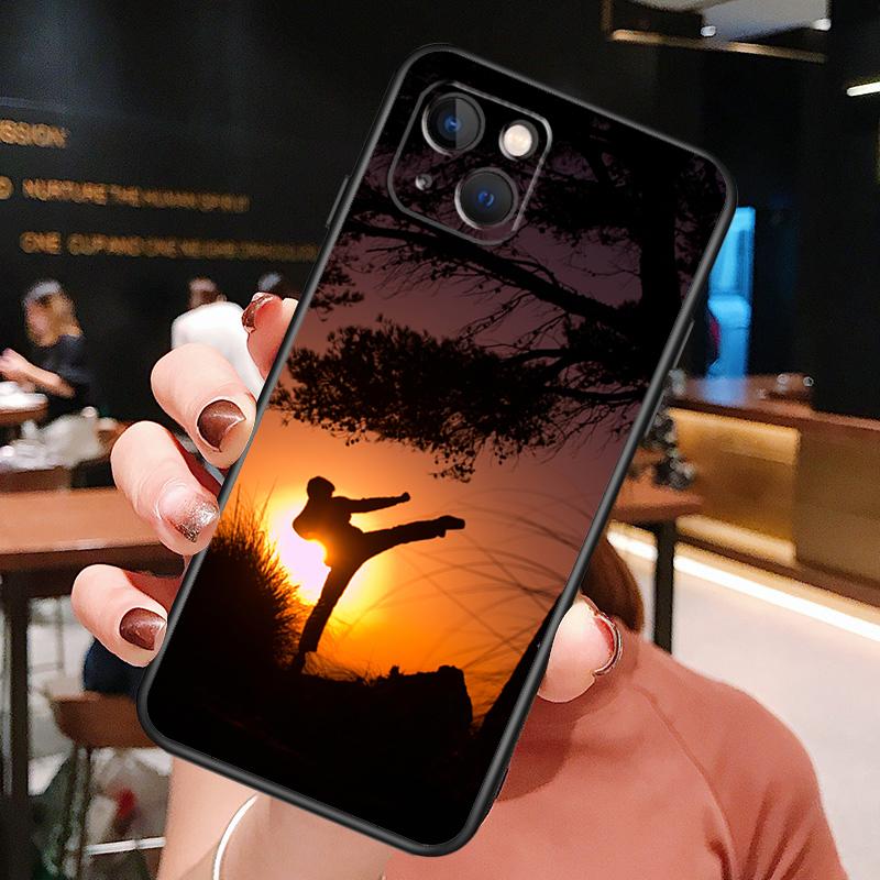 Kung Fu Taekwondo Karate Phone Case For iPhone 16 Pro Max 15 13 12 11 14 Pro Max Plus 12 13 Mini XR 16e Funda Cover