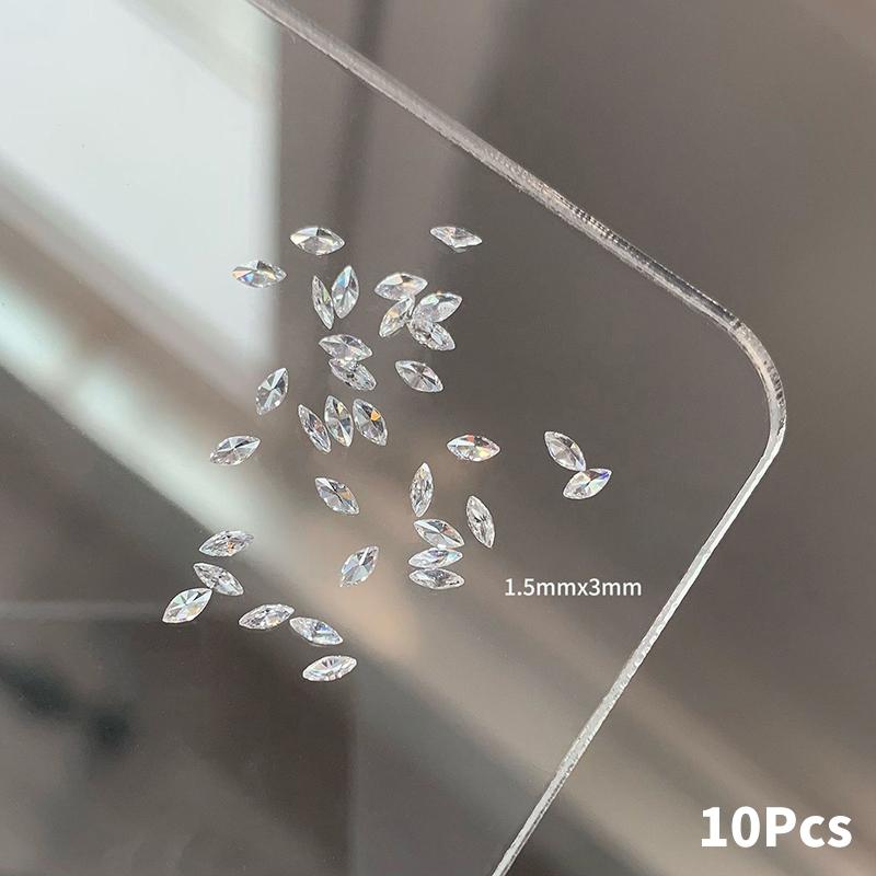 10Pcs Art Charms Nail Jewelry Set  Nail  Diamond Nail Decors