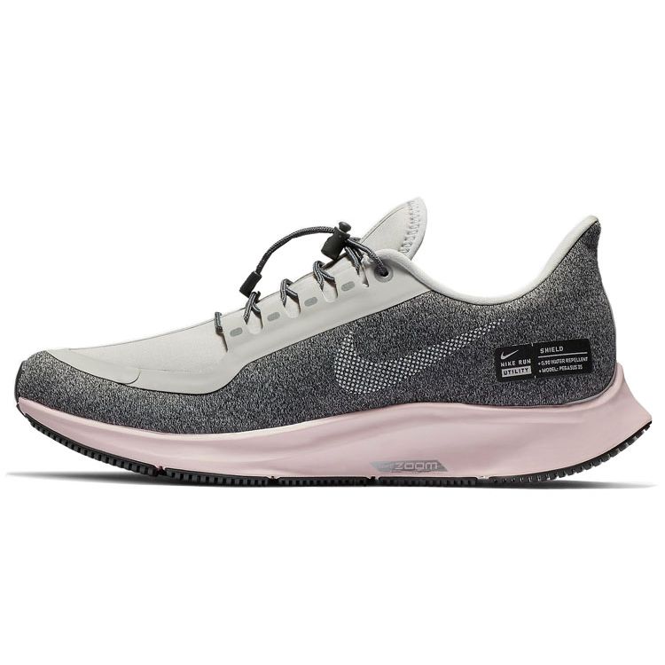 

Nike Air Zoom Pegasus 35 RN SHLD Vast Grey женские кроссовки белые арктически-розовые AA1644-004
