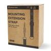 Meister Mounting Extension Strap with Swivel and Carabiner for Heavy Bag Hanging - 8" - 38" - Black