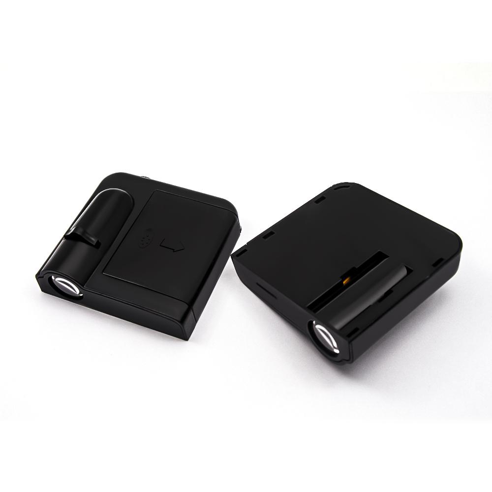 BQYI9 1/2Pcs Led Car Door Welcome Laser Projector Logo Ghost Shadow Lights Courtesy Decor Lamp For Ford Focus Fiesta Ranger Mondeo