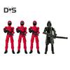 3D Printed Robot Action Figure with Accessories Movable Joints TV Drama Character Model Toy Articulated Dummy Figurine Home Office Decoration