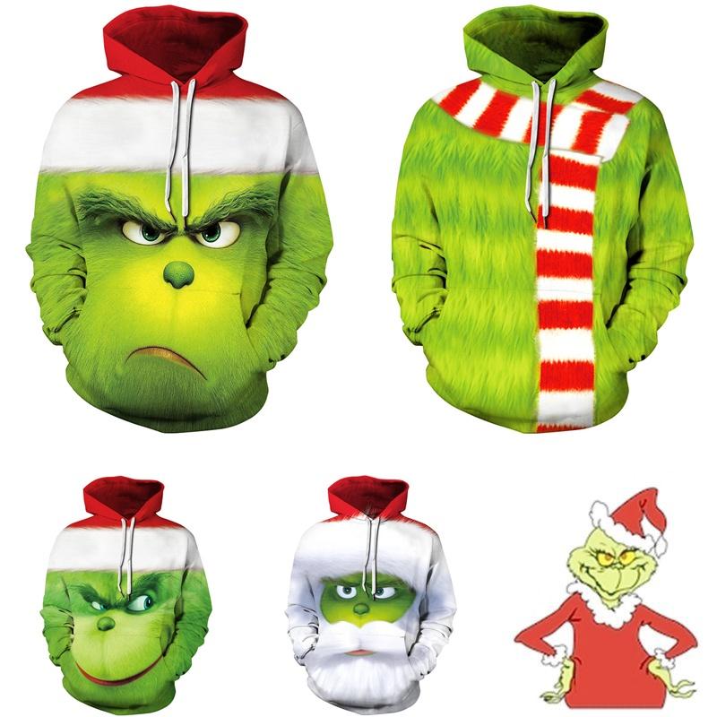 Rascal Monster Green The Mens Hoodie Jacket Shirts Sweater Custume Xmas