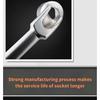 CRV Steel L Type Socket Spanner L Wrench 6 Point Hand Tools Automotive Mechanical Tool 8 10 12 13 14mm