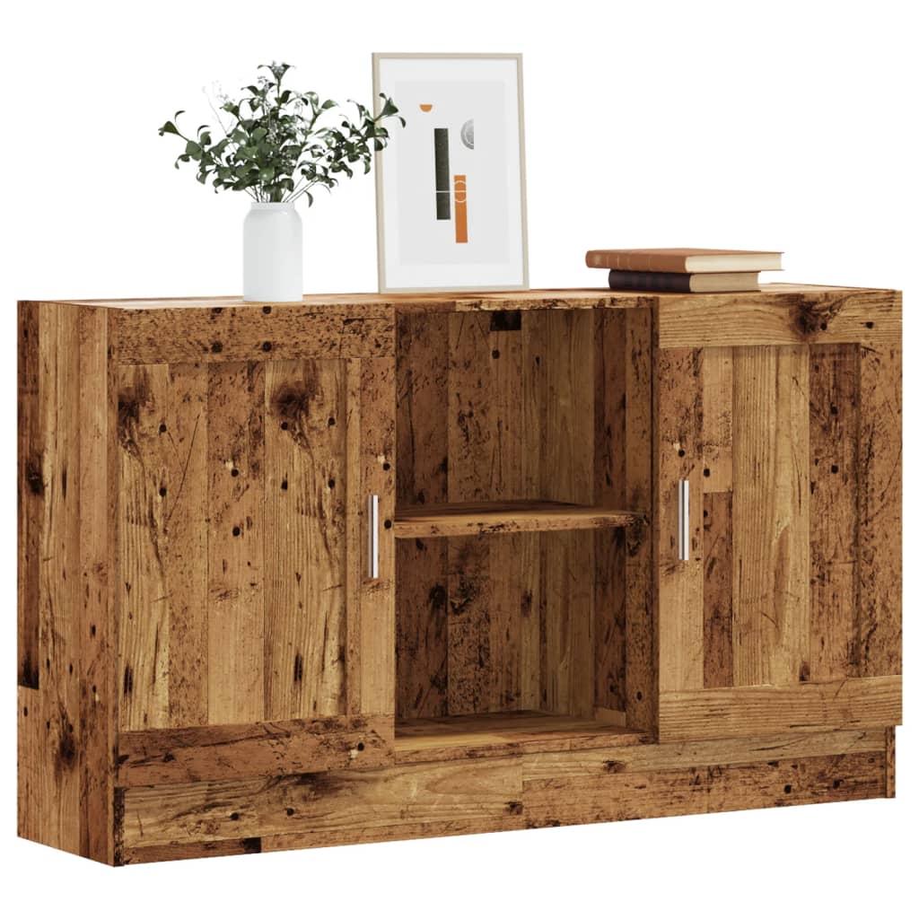 Sideboard Reclaimed Wood Look 120x30.5x70 cm Engineered Wood