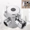 3 Way Shower for Head Diverter Adapter Connector Sprayer Arm Mount Bathroom Tool