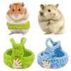 Mini Meerschweinchen Strickweste Handgestrickte Hamsterkleidung Hamster Oberteile Westen Weihnachtsfeier