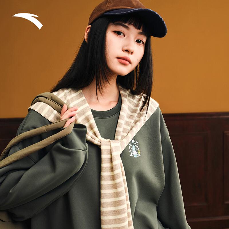 Anta Women s Easy-Care Crewneck Sweatshirt S