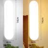 Luce a LED a induzione con sensore di movimento, luce per armadio, luci notturne a LED wireless, lampada da scala ricaricabile tramite USB, luce per la cura del bambino, luce per camera da letto