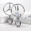 C200 E200 Nouveau 2025 Pour Mercedes Benz Alliage de Zinc Voiture Capot Avant Emblème Badge Accessoires Pour Mercedes Benz AMG W213 W223 W240 W21
