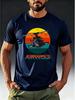 Men's Short Sleeve T-Shirt "AIRWOLF" Vintage Helicopter Print