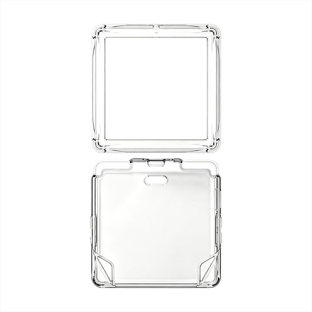 Waterproof Handheld Console Protective Case Wear-Resistant Clear Shell for ANBERNIC RG Rotate прозрачный