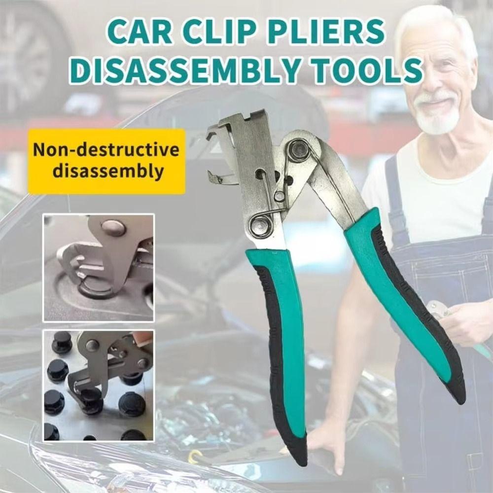 Radial Style Jaw Panel Clip Removal Plier Grooved Automatic Pliers  Car Disassembly Tool