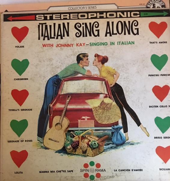 

LP Record JOHNNY KAY Italian Sing Along S84 SpinORama US World Music Used