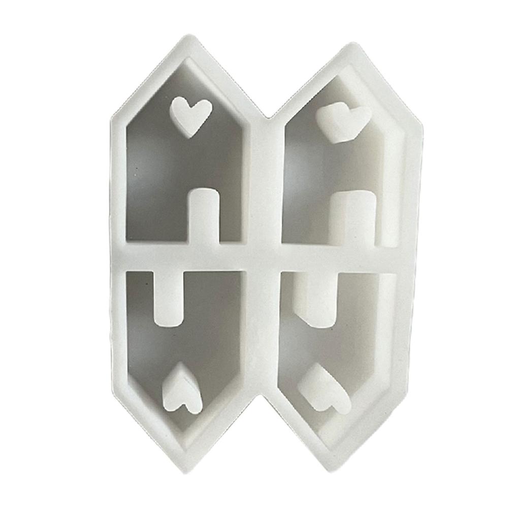 Sternhaus-Harzform, Hausform, Silikonformen, Epoxidharzform, Kerzenformen, DIY-Backformen, Heimdekorationen